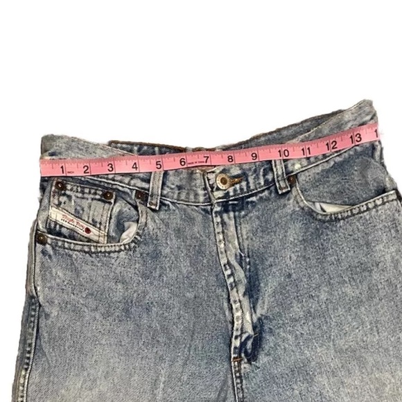 Vintage Bugle Boy Jean Cut Off Shorts Jorts Mens 32 Light Wash - Picture 9 of 12